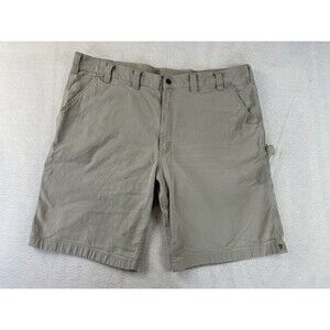 Carhartt Men’s Size 44” Beige Canvas Relaxed Fit Carpenter Utility Shorts